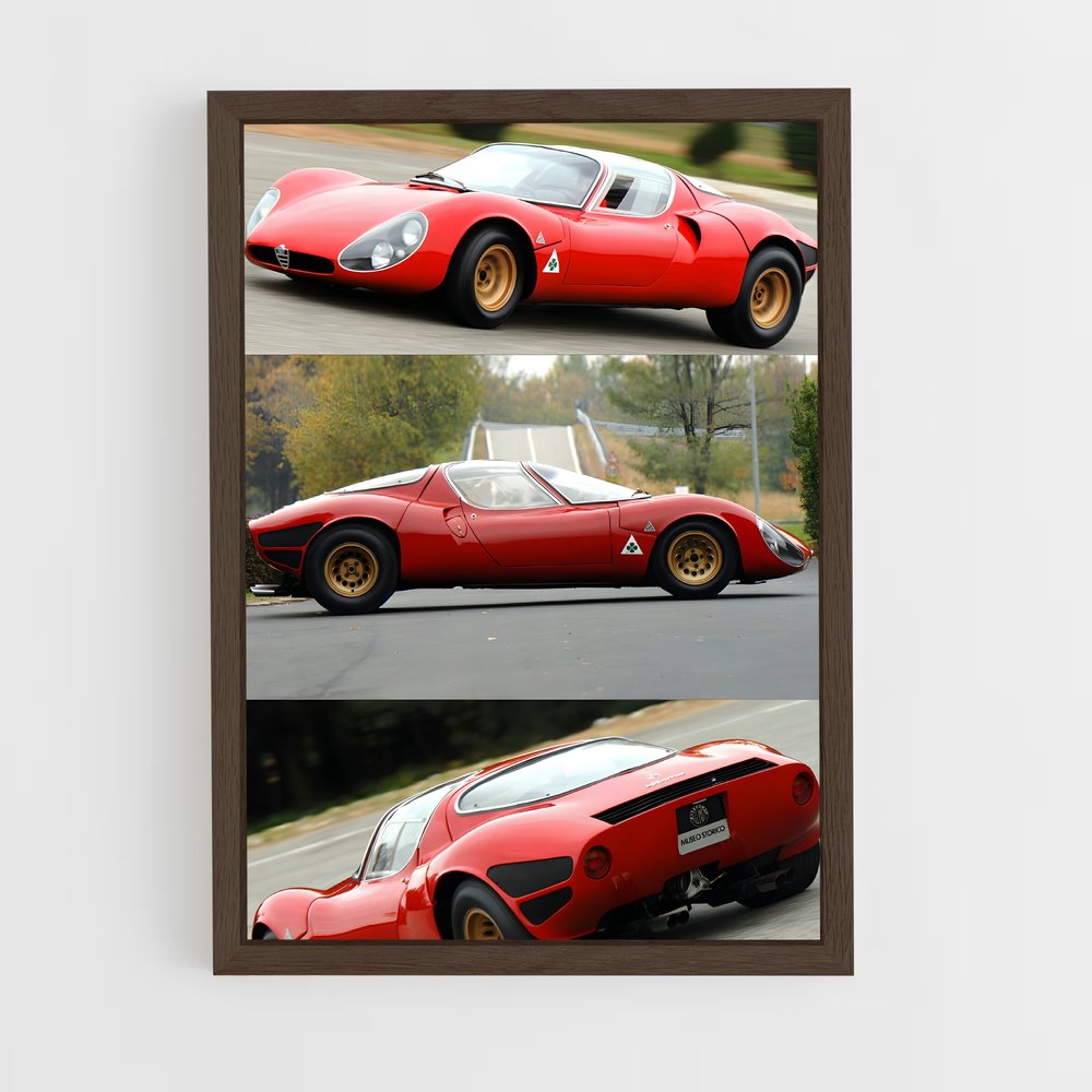 Poster Rédemption Écarlate – affiche Alfa Romeo (vue 5)